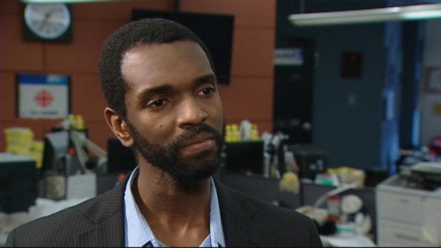 Donovan Martin, en entrevue à CBC Manitoba à Winnipeg, en janvier 2013.