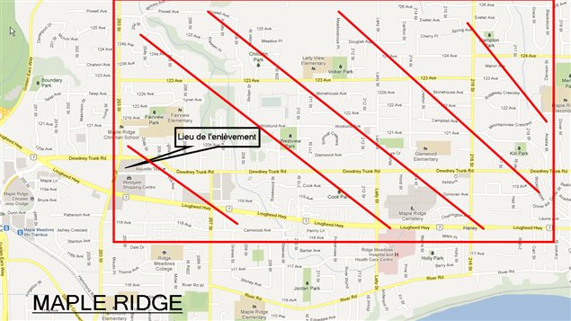 Zone d'intérêt à Maple Ridge.