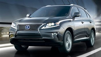 Le modèle Lexus RX 450h de Toyota