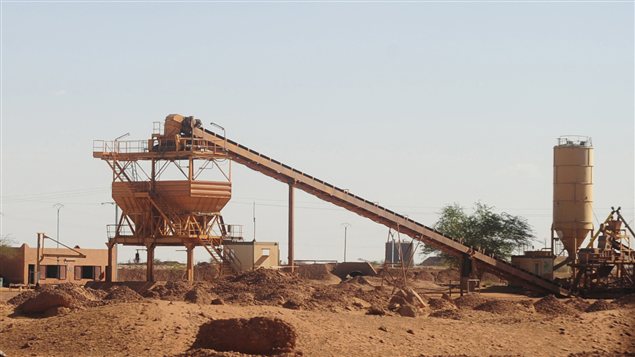 Le site d'Arlit exploité par Areva