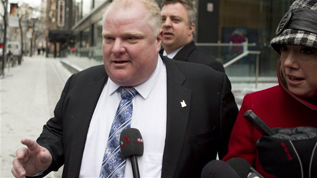 Le maire de Toronto, Rob Ford