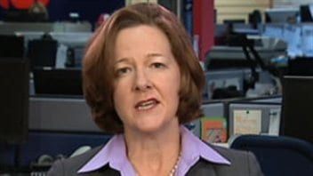 La première ministre de l'Alberta, Alison Redford, dans les bureaux de CBC News.