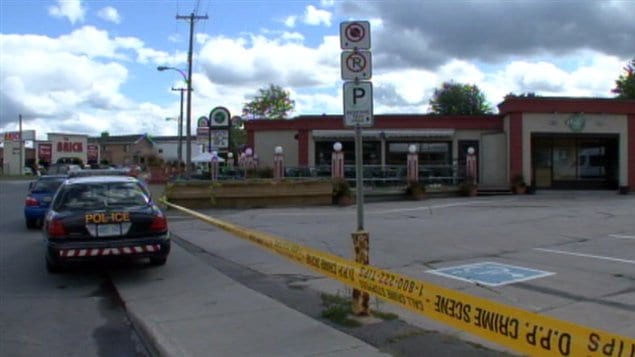 Le drame est survenu dans le stationnement du resto-bar Déjà Vu à Hawkesbury.