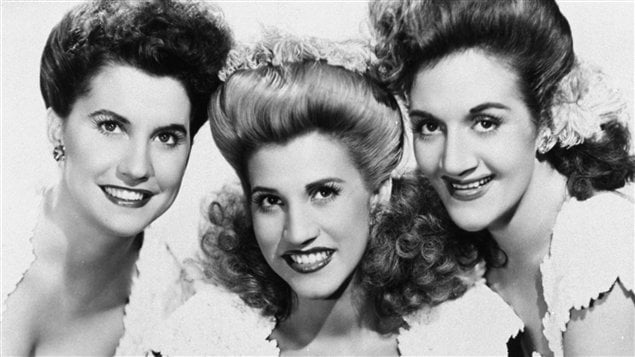 Maxine Andrews, Patty Andrews et LaVerne Andrews, des Andrew Sisters