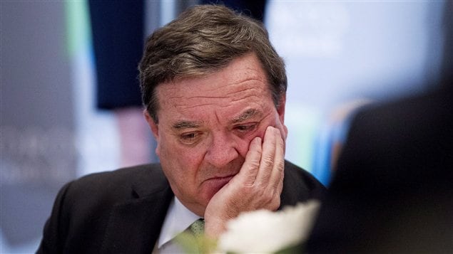 Jim Flaherty à Toronto en novembre