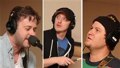 Sylvain Séguin, Pierre Fortin et Sébastien Séguin, des Dales Hawerchuck | © Radio-Canada / Philippe Couture Sylvain Séguin, Pierre Fortin et Sébastien Séguin, des Dales Hawerchuck | © Radio-Canada / Philippe Couture