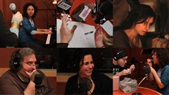 Le plateau du vendredi du 1er f�vrier 2013  �Radio-Canada/Marie-Sandrine Auger