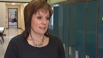 La directrice de l'École Boréale de Ponteix, Chantal Morin-Switzer