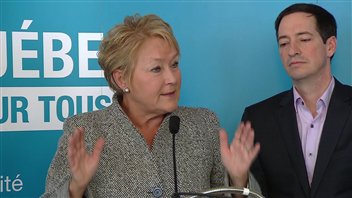 La première ministre, Pauline Marois