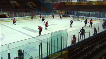 Entraînement du Drakkar de Baie-Comeau