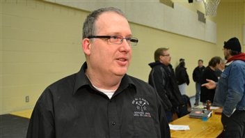 Le président de la section locale 589 des TCA, Richard Paquin, qui représente les employés de la minière Xstrata à Sudbury.