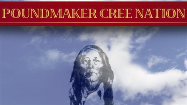 Logo de la bande indienne Poundmaker, en Saskatchewan