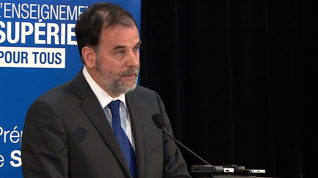 Le ministre de l'Enseignement supérieur, Pierre Duchesne