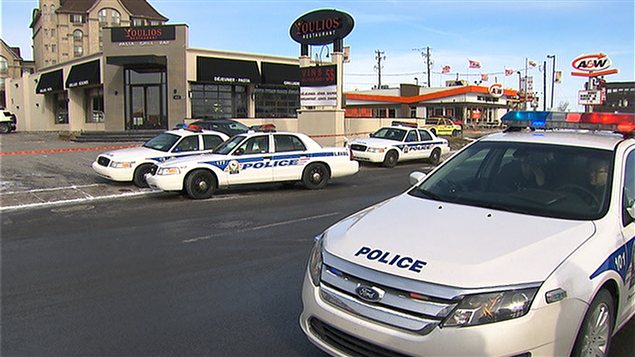 Les lieux du crime sur la rue St-Martin Ouest à Laval