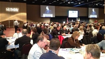 Les délégués de l'Association des municipalités urbaines de la Saskatchewan