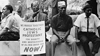 La marche pour les droits civiques de Selma à Montgomery, en Alabama, en 1965. / © Peter Pettus, Library of Congress, Wikipédia