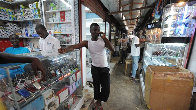 Boutique de cellulaires en Côte d'Ivoire
