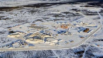 La mine Victor de De Beers, à 90 kilomètres à l'ouest d'Attawapiskat