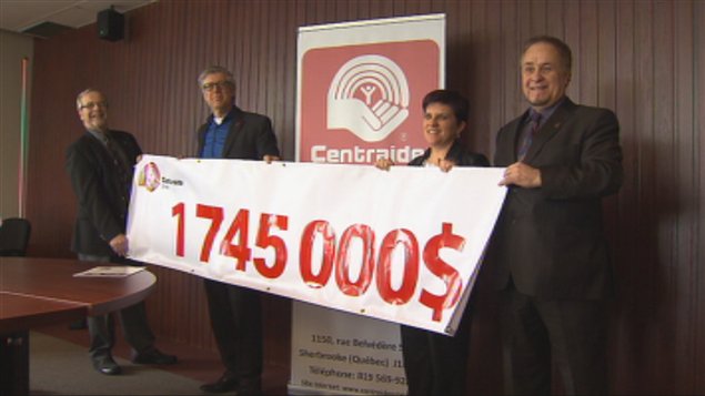 La campagne de Centraide Estrie 2012 a permis de recueillir 1 745 000 $.