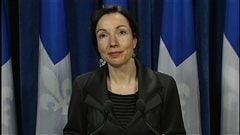 La ministre des Ressources naturelles, Martine Ouellet