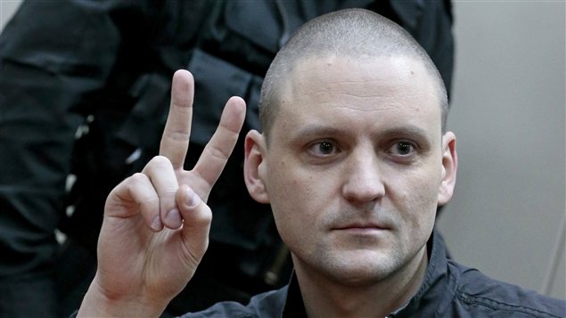 Sergueï Oudalstov dans un tribunal de Moscou, samedi le 9 février 2013
