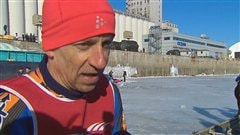 Jean Anderson à son arrivée au bassin Louise