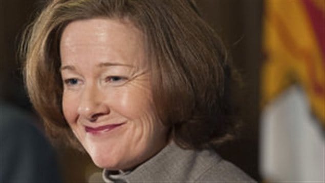 La première ministre de l'Alberta, Alison Redford