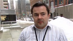 Jeremy Beaumier a eu peur en voyant la glace se fracasser sur son pare-brise.