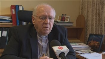 Mgr André Rivest, évêque du diocèse de Chicoutimi