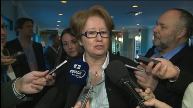 La ministre de l'Emploi du Québec, Agnès Maltais