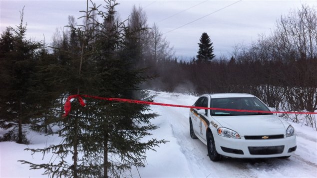 La Sûreté du Québec est sur place lundi matin à Saint-Joseph-de-Beauce.