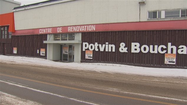 Le centre de rénovation Potvin et Bouchard, de la rue Saint-Jean
