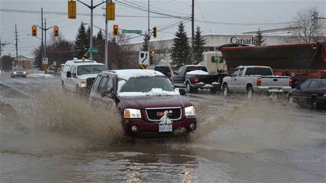 Circulation difficile à Sudbury lundi