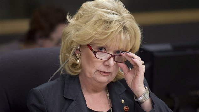 La sénatrice Pamela Wallin, présidente du comité sénatorial de la Sécurité nationale et de la défense.