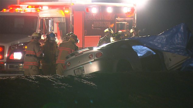 Accident de la route à Lachute