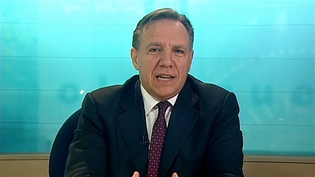 Le chef de la CAQ, François Legault