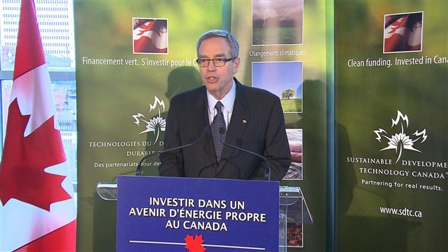 Le ministre des Ressources naturelles du Canada, Joe Oliver
