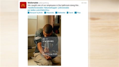 Le compte twitter de Burger King a été piraté et transformé en un compte McDonald's