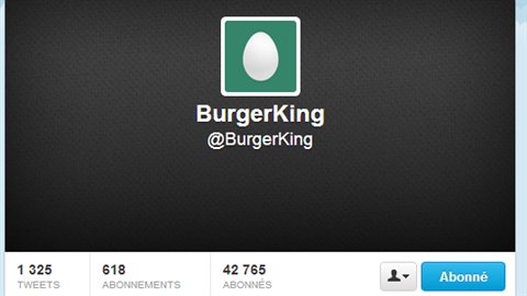 Le compte Twitter de Burger King est en ligne de nouveau.