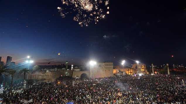 الاحتفالات في الذرى الثانية للثورة في طرابلس الغرب