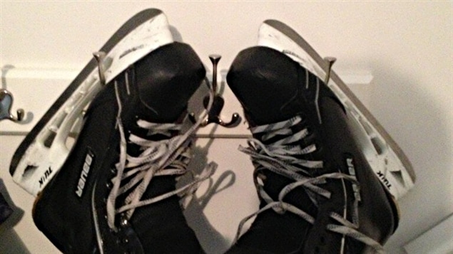Les patins de Mathieu Darche
