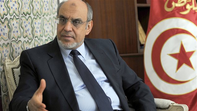 Le premier ministre tunisien Hamadi Jebali lors d'une réunion avec son cabinet, mardi, à Tunis