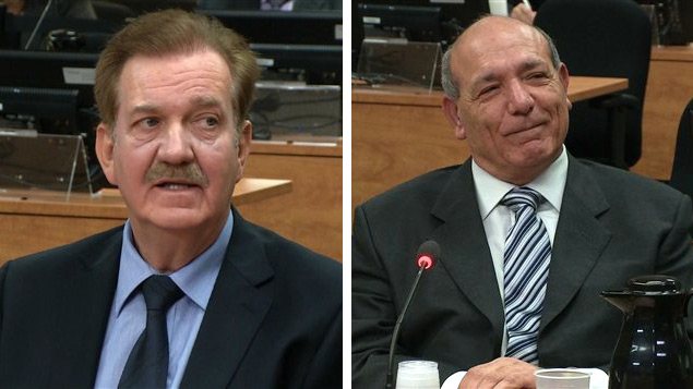 L'ingénieur Luc Leclerc et Nicolo Milioto