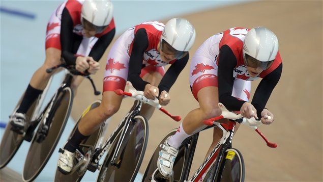 Gillian Carleton, Jasmin Glaesser et Laura Brown