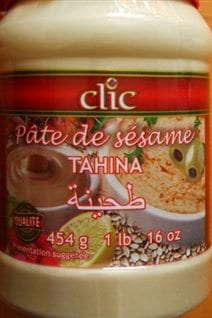 Pâte de sésame Tahina de la marque Clic