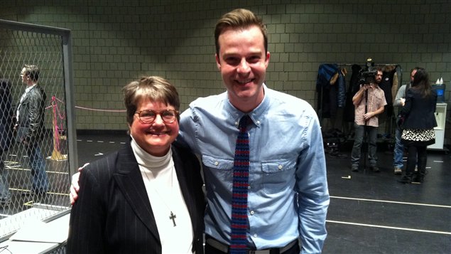 St�phane Leclair en compagnie de soeur Helen Prejean