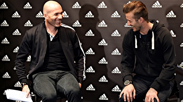 Zinédine Zidane et David Beckham