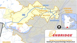 Pipeline d&rsquo;Enbridge sur la Rive-Nord : des citoyens inquiets