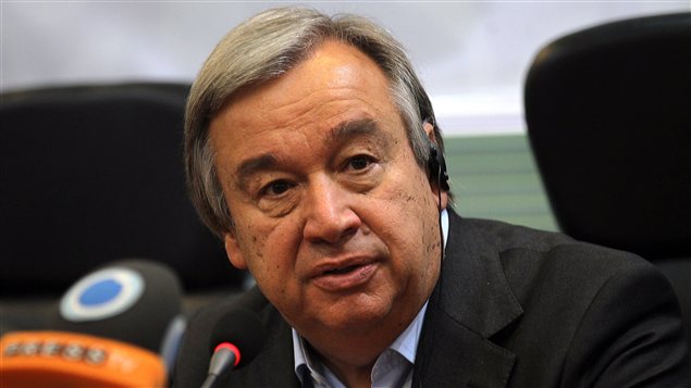 L'ancien haut commissaire des Nations unies pour les réfugiés, Antonio Guterres.