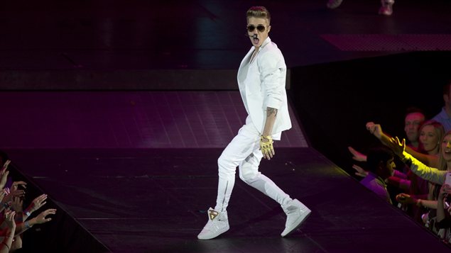 Justin Bieber en spectacle à Londres